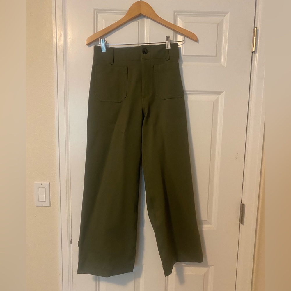NWT Anthropologie Colette cropped wide leg pant.